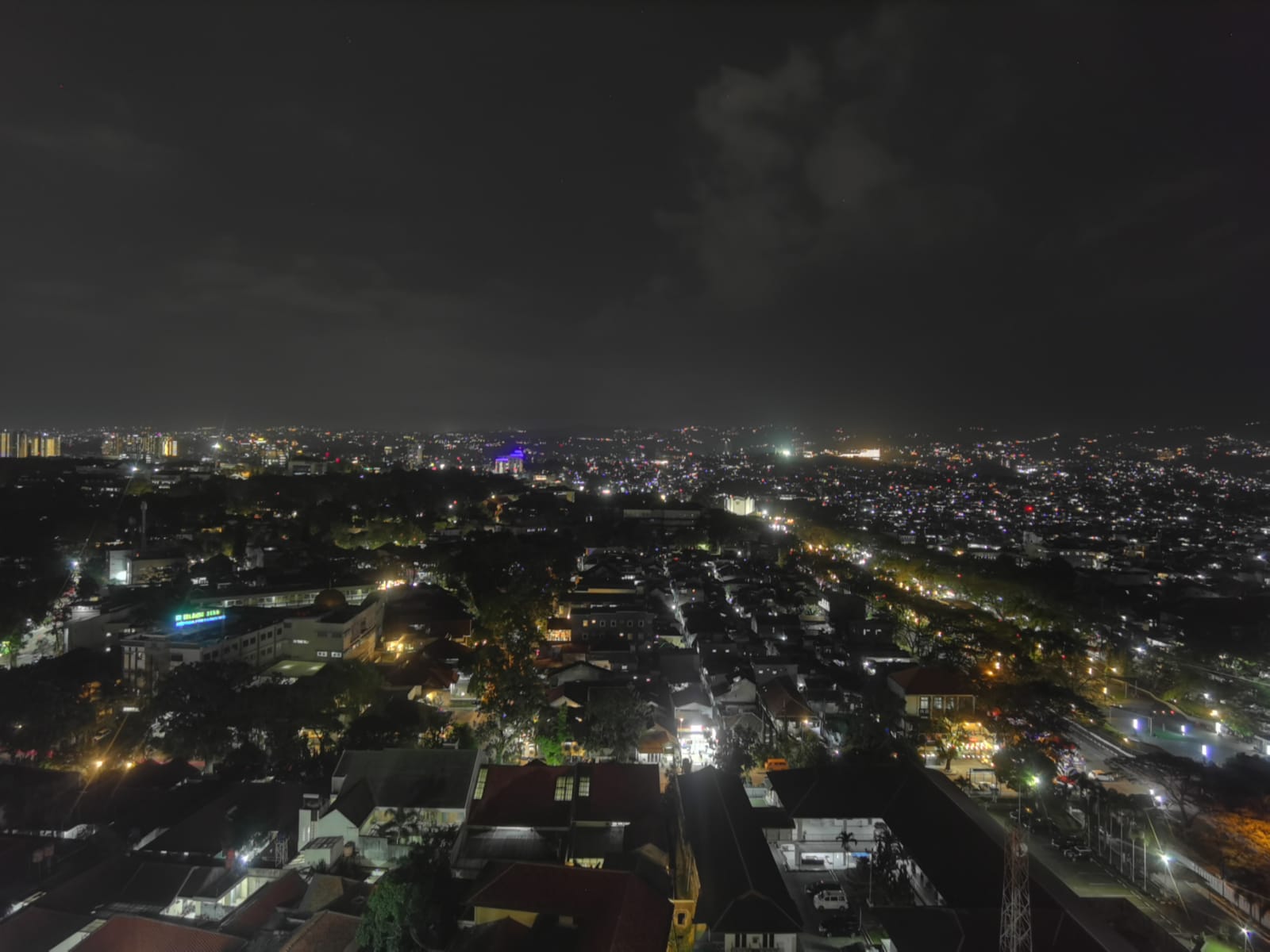 The view of Bandung, Indonesia