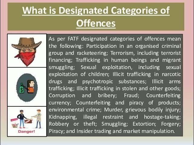 Day 82: Designated Categories of Offense