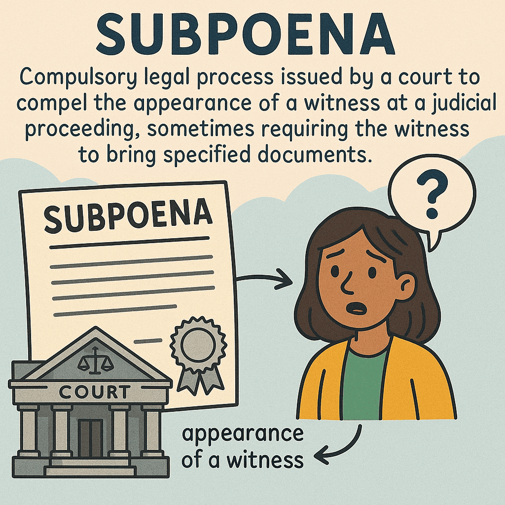 Day 259: Subpoena